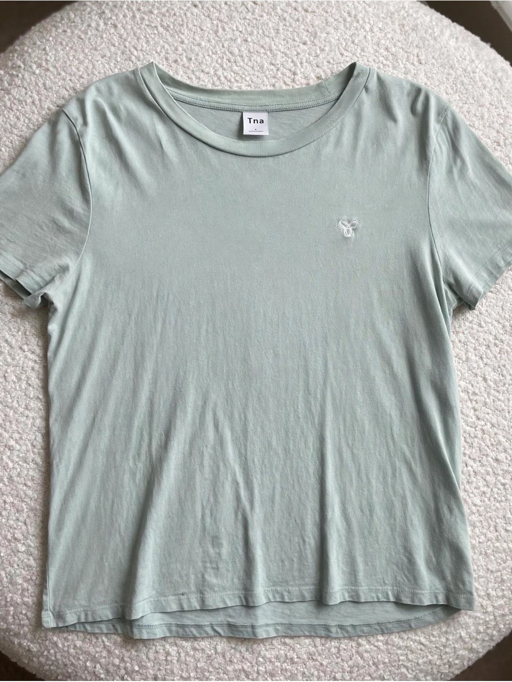 Aritzia TNW Mainland T-Shirt Short Sleeve Crew Neck Vintage Wash Size M